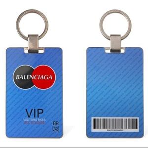 Balenciaga Visitors Pass Key Holder
